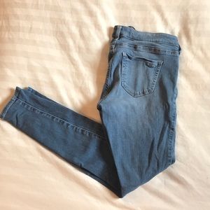 Low rise jean leggings